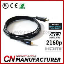 Câble micro HDMI de type A à D Type de micro HDMI à HDMI Adaptateur mâle Câble convertisseur Droid EVO HTC 4G 1080P